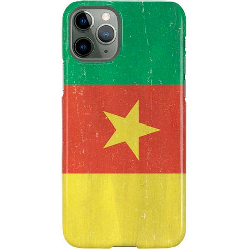 Cameroon Flag Distressed iPhone 11 Pro Lite Case