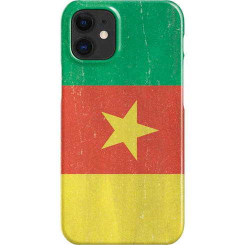 Cameroon Flag Distressed iPhone 12 Mini Lite Case