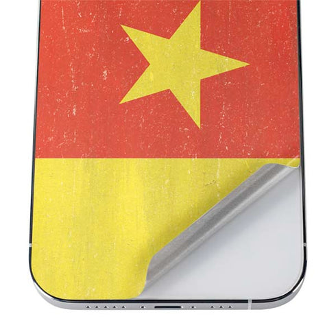 Cameroon Flag Distressed iPhone 12 Pro Max Skin