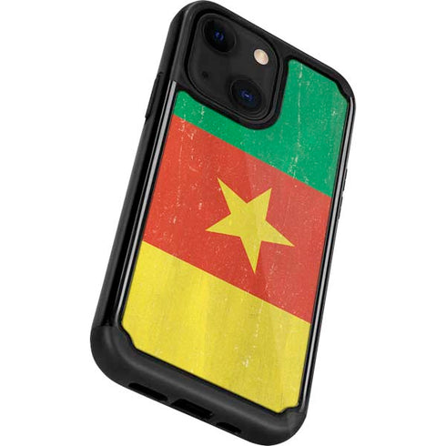 Cameroon Flag Distressed iPhone 13 Cargo Case
