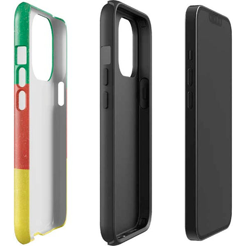 Cameroon Flag Distressed iPhone 13 Pro Impact Case