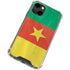 Cameroon Flag Distressed iPhone 14 Clear Case