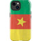 Cameroon Flag Distressed iPhone 15 Plus Impact Case