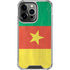 Cameroon Flag Distressed iPhone 15 Pro Clear Case