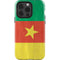 Cameroon Flag Distressed iPhone 14 Pro Impact Case