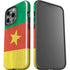 Cameroon Flag Distressed iPhone 14 Pro Impact Case