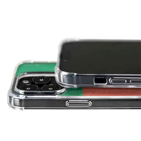 Cameroon Flag Distressed iPhone 15 Pro MagSafe Case