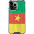 Cameroon Flag Distressed iPhone 14 Pro Max Clear Case