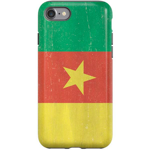 Cameroon Flag Distressed iPhone SE (2nd & 3rd Gen) Pro Case