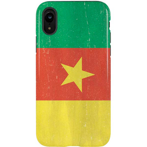 Cameroon Flag Distressed iPhone XR Pro Case