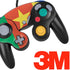 Cameroon Flag Distressed Nintendo GameCube Controller Skin