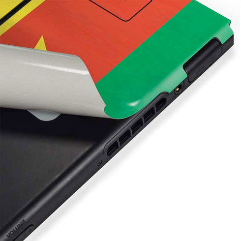 Cameroon Flag Distressed Nintendo Switch Bundle Skin