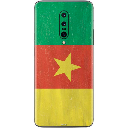 Cameroon Flag Distressed OnePlus 7 Pro Skin