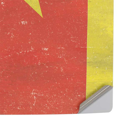 Cameroon Flag Distressed PS5 Slim Digital Edition Console Skin