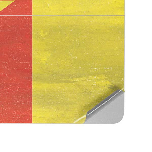 Cameroon Flag Distressed Surface Laptop Studio Skin