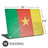 Cameroon Flag Distressed Universal Laptop 16in (13 x 9.4in) Skin