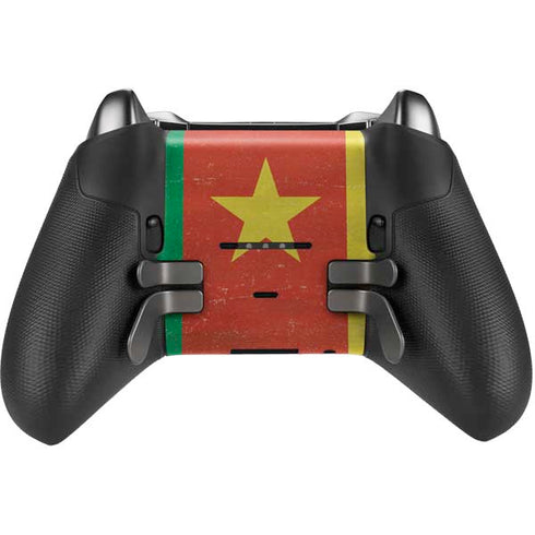 Cameroon Flag Distressed Xbox Elite Wireless Controller Series 2 Skin