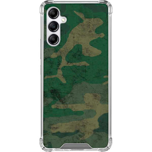Camouflage Galaxy A15 5G Clear Case