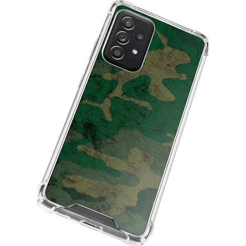 Camouflage Galaxy A52 5G Clear Case