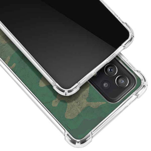 Camouflage Galaxy A52 5G Clear Case