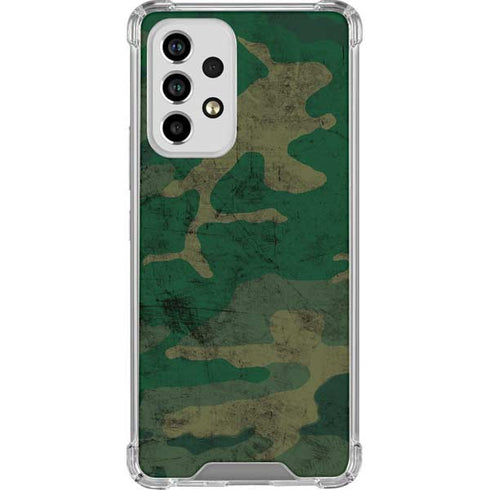 Camouflage Galaxy A53 5G Clear Case
