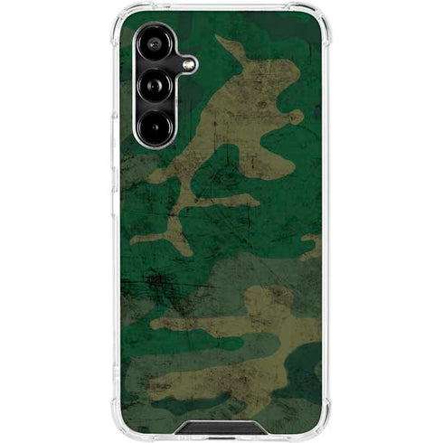 Camouflage Galaxy A54 5G Clear Case
