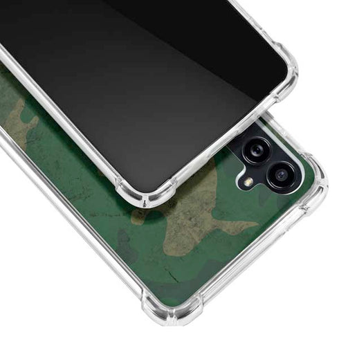 Camouflage Galaxy A54 5G Clear Case