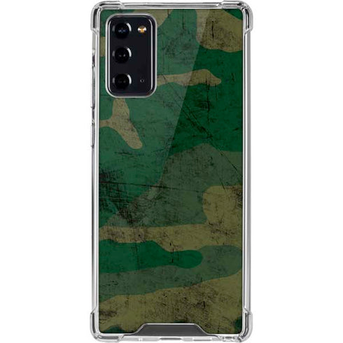 Camouflage Galaxy Note20 5G Clear Case