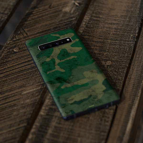 Camouflage Galaxy S10 Plus Skin