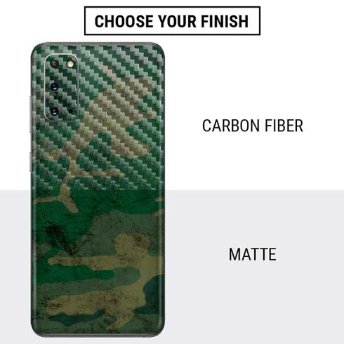 Camouflage Galaxy S20 Skin