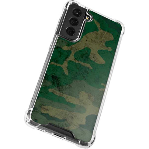 Camouflage Galaxy S21 FE Clear Case
