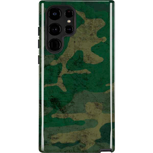 Camouflage Galaxy S22 Ultra Pro Case