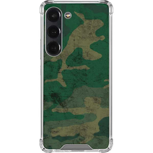 Camouflage Galaxy S23 Clear Case
