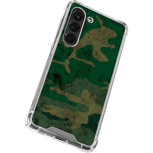 Camouflage Galaxy S23 Clear Case