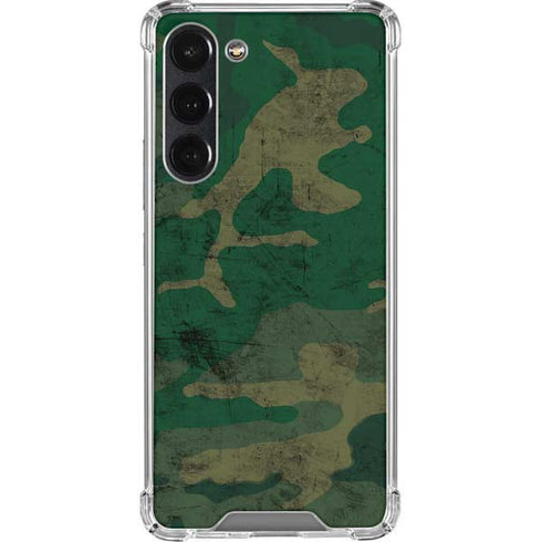 Camouflage Galaxy S23 Plus Clear Case