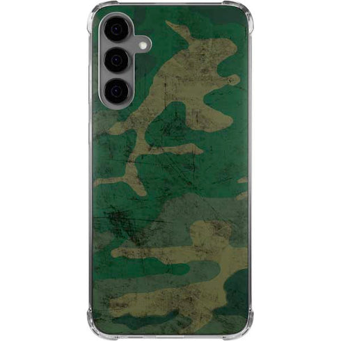 Camouflage Galaxy S24 Plus Clear Case