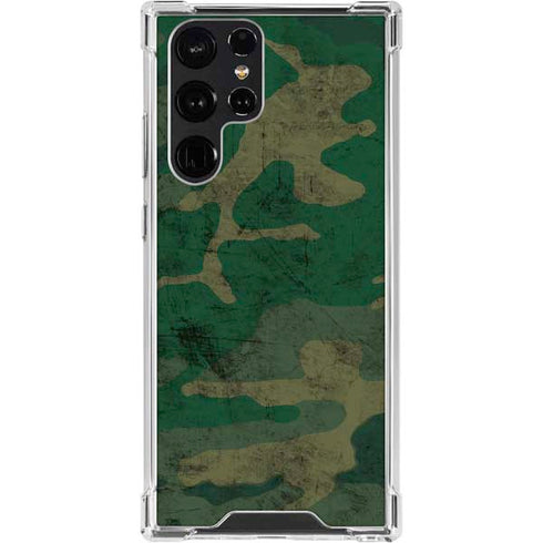 Camouflage Galaxy S24 Ultra Clear Case