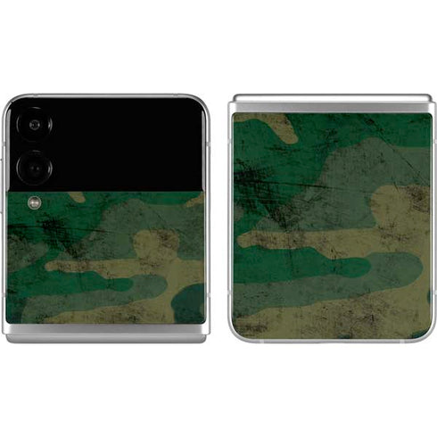 Camouflage Galaxy Z Flip4 5G Skin