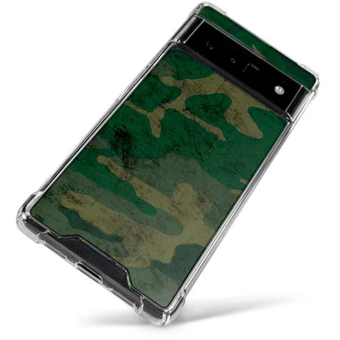 Camouflage Google Pixel 6 Clear Case
