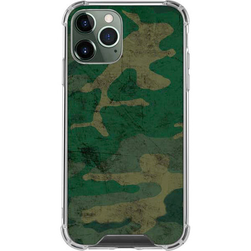 Camouflage iPhone 11 Pro Max Clear Case