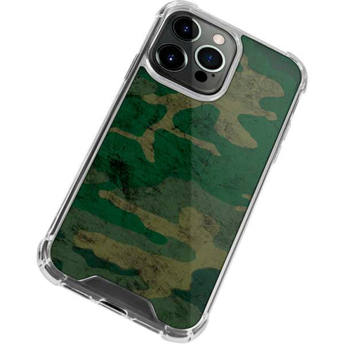 Camouflage iPhone 13 Pro Clear Case