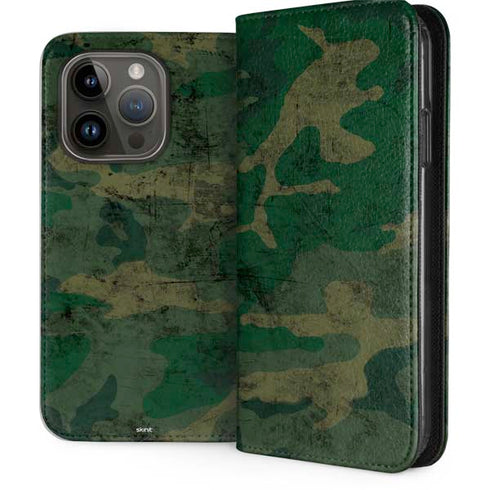 Camouflage iPhone 14 Pro Folio Case