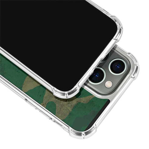 Camouflage iPhone 15 Pro Max Clear Case