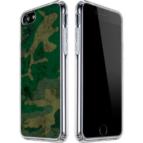 Camouflage iPhone SE (2nd & 3rd Gen) Clear Case