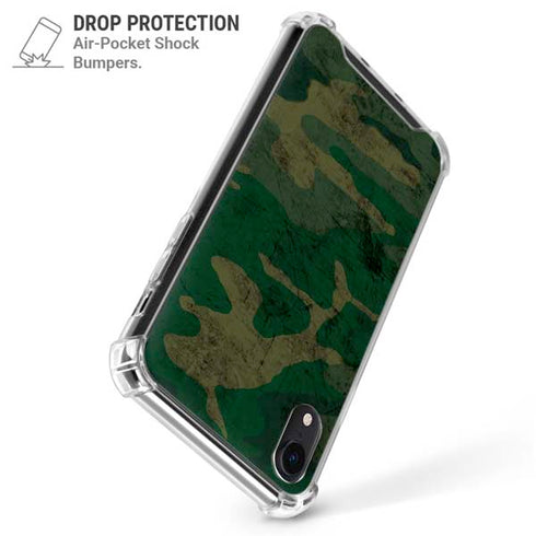 Camouflage iPhone XR Clear Case