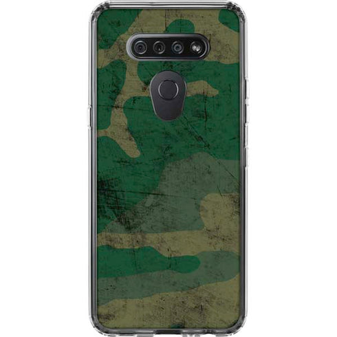 Camouflage LG K51/Q51 Clear Case