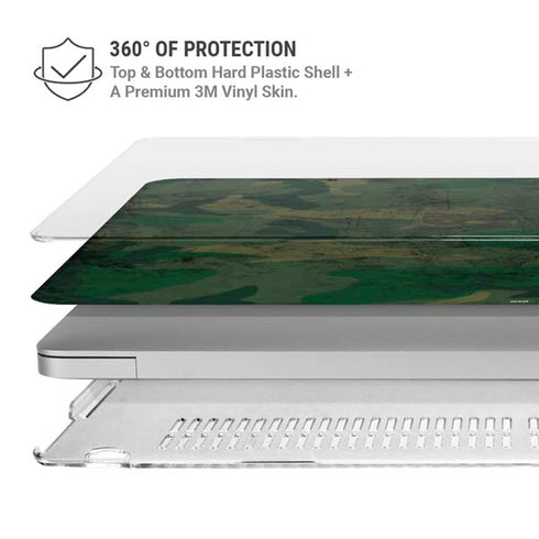 Camouflage MacBook Air 15in (2023-2025) Case plus Skin