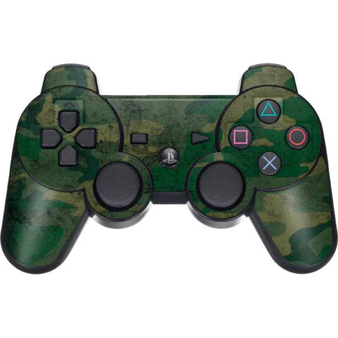 Camouflage PS3 Dual Shock wireless controller Skin