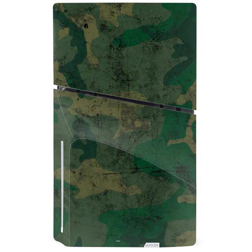 Camouflage PS5 Slim Disk Console Skin