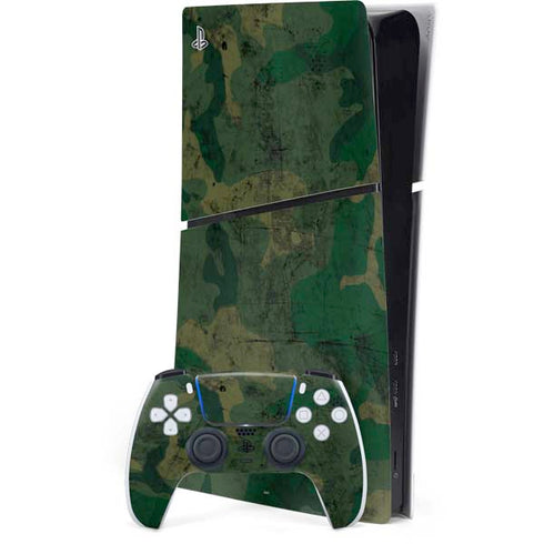 Camouflage PS5 Slim Digital Edition Console Skin